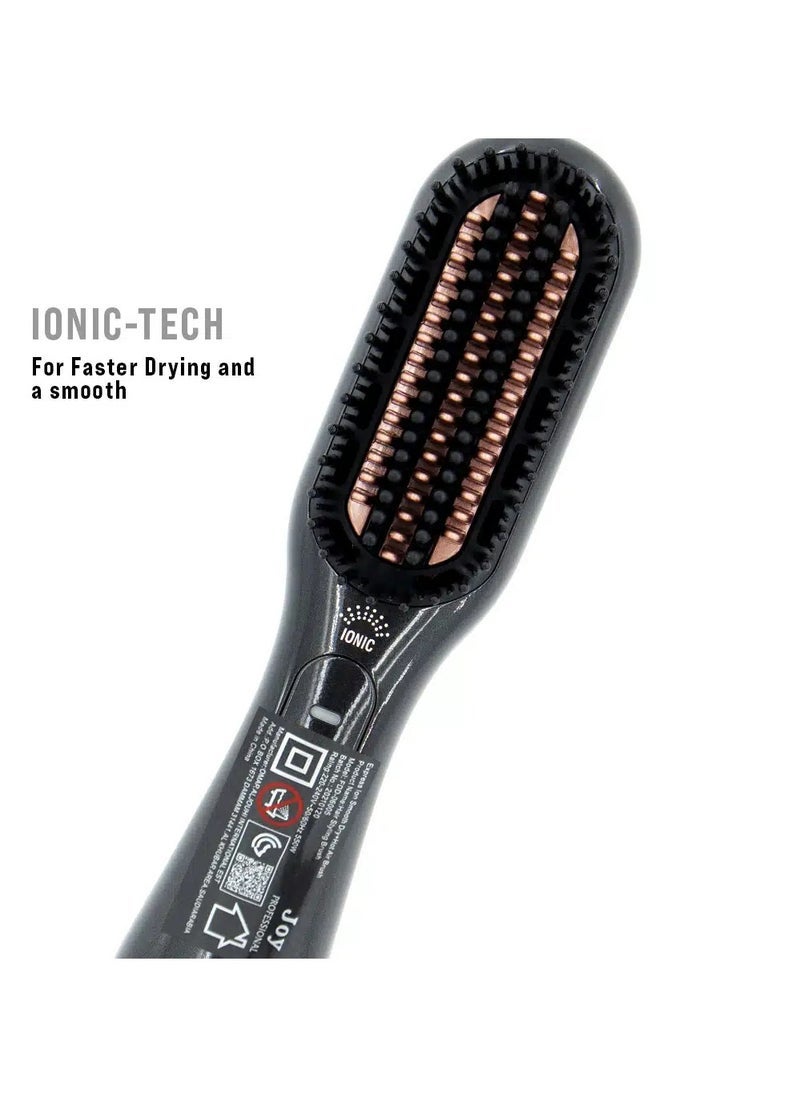 جوي كير 3-in-1 Hair Styling Brush – Ionic Hair Dryer, Straightener  Volumizing Styler with Ceramic Tourmaline Technology, Adjustable Heat, Fast Drying, Anti-Frizz Control  Auto Shut-Off – Salon-Perfect Blowouts at Home or On the Go - Image 5