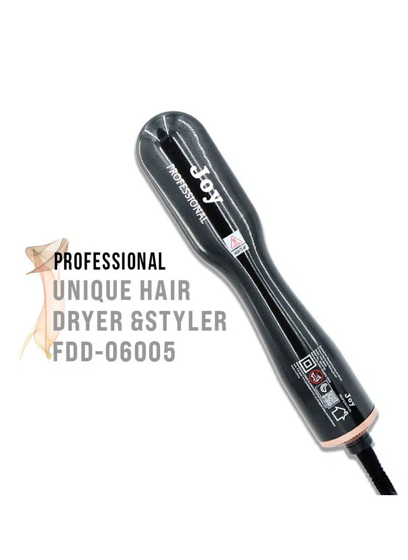 جوي كير 3-in-1 Hair Styling Brush – Ionic Hair Dryer, Straightener  Volumizing Styler with Ceramic Tourmaline Technology, Adjustable Heat, Fast Drying, Anti-Frizz Control  Auto Shut-Off – Salon-Perfect Blowouts at Home or On the Go - Image 4