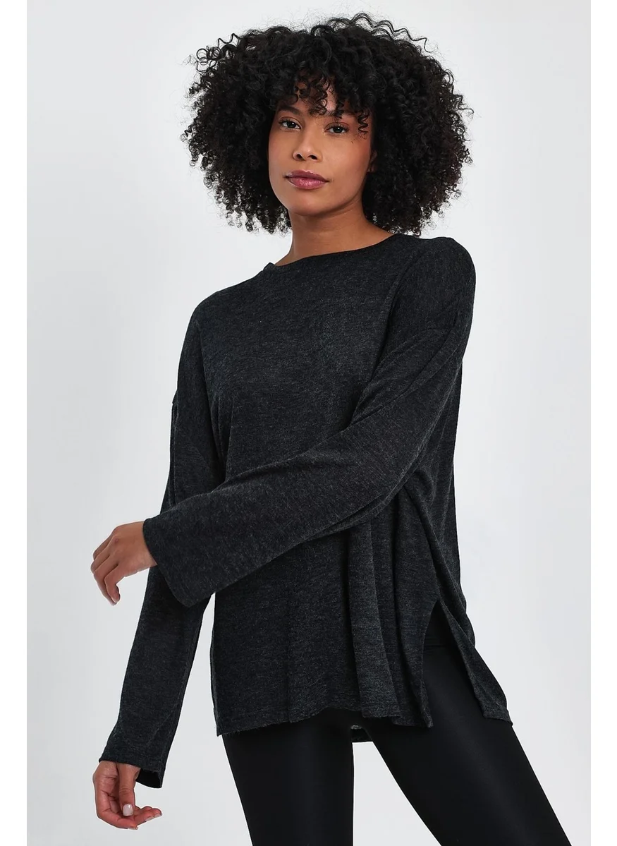 Alexander Gardi Side Slit Thin Knit BLOUSE(B24-383)