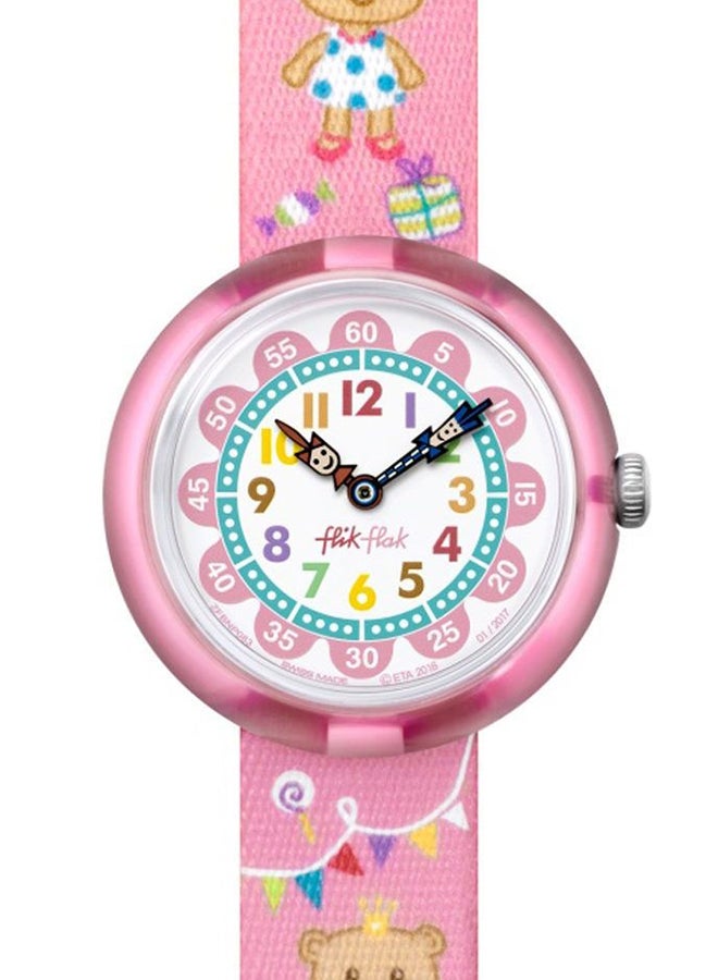 Flik Flak Girls Lovely Party Quartz Movement Water Resistant Wrist Watch - 32 Mm - Image 1
