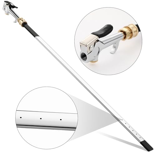 Threlaco 24" Air Filter, Radiator Cleaning Wand for High Efficiency Cooling Systems and Radiators, Water Air Cleaning Wands for Blow out Wash out Kit, Home Car Truck Power Washer Wand - Image 2