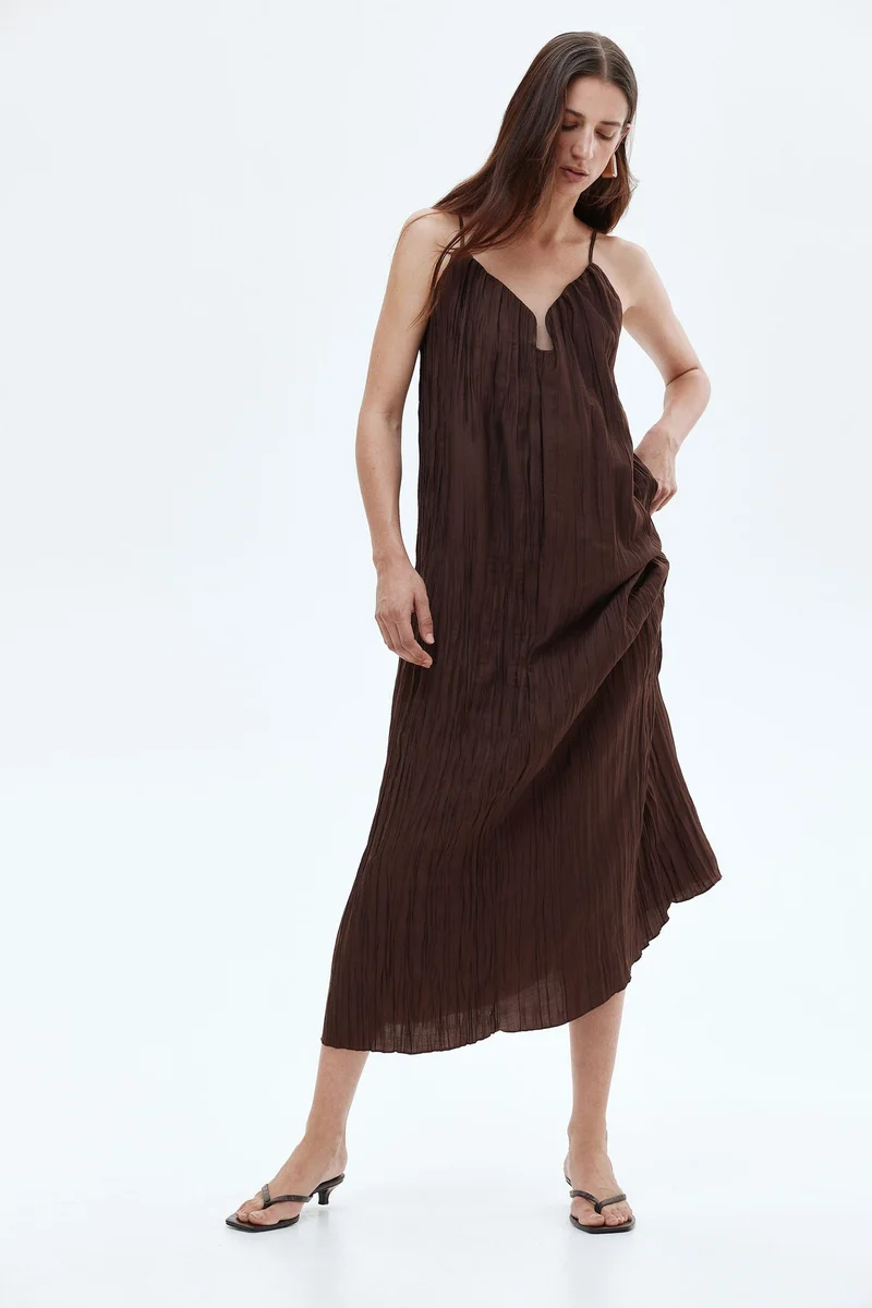 H&M Crinkled strappy dress