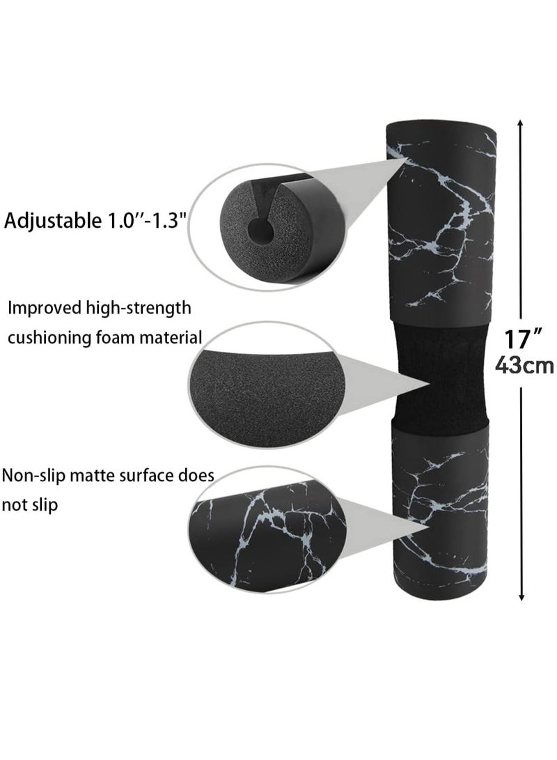 وسادة القرفصاء وسادة الحديد للقرفصاء والطعنات ودفعات الورك - وسادة الإسفنج الرغوية توفر الراحة للرقبة والكتفين أثناء التدريب - تناسب القضبان القياسية والأولمبية بشكل مثالي - Image 2