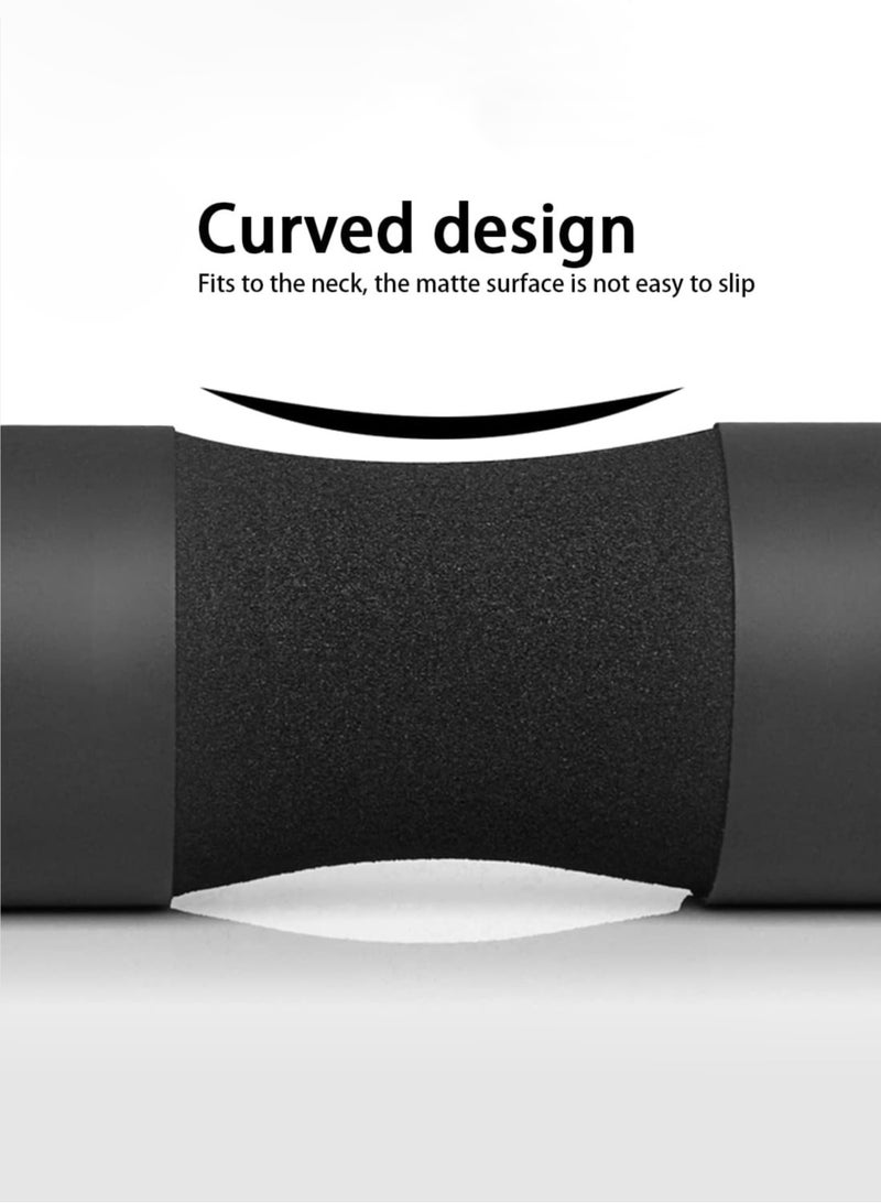 وسادة القرفصاء وسادة الحديد للقرفصاء والطعنات ودفعات الورك - وسادة الإسفنج الرغوية توفر الراحة للرقبة والكتفين أثناء التدريب - تناسب القضبان القياسية والأولمبية بشكل مثالي - Image 3