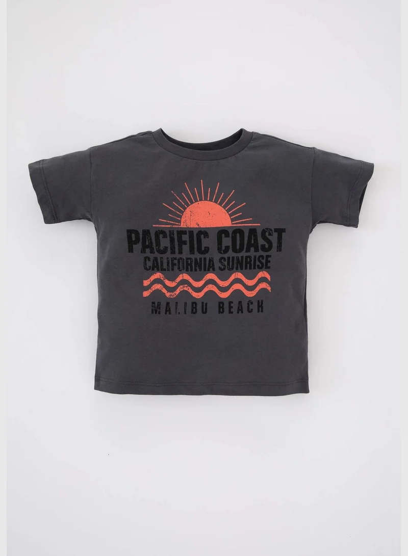 DeFacto BabyBoy Knitted Short Sleeve T-Shirt