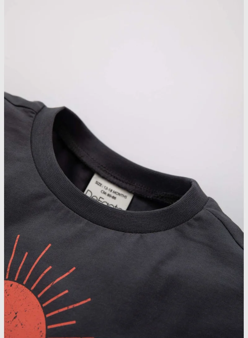 DeFacto BabyBoy Knitted Short Sleeve T-Shirt