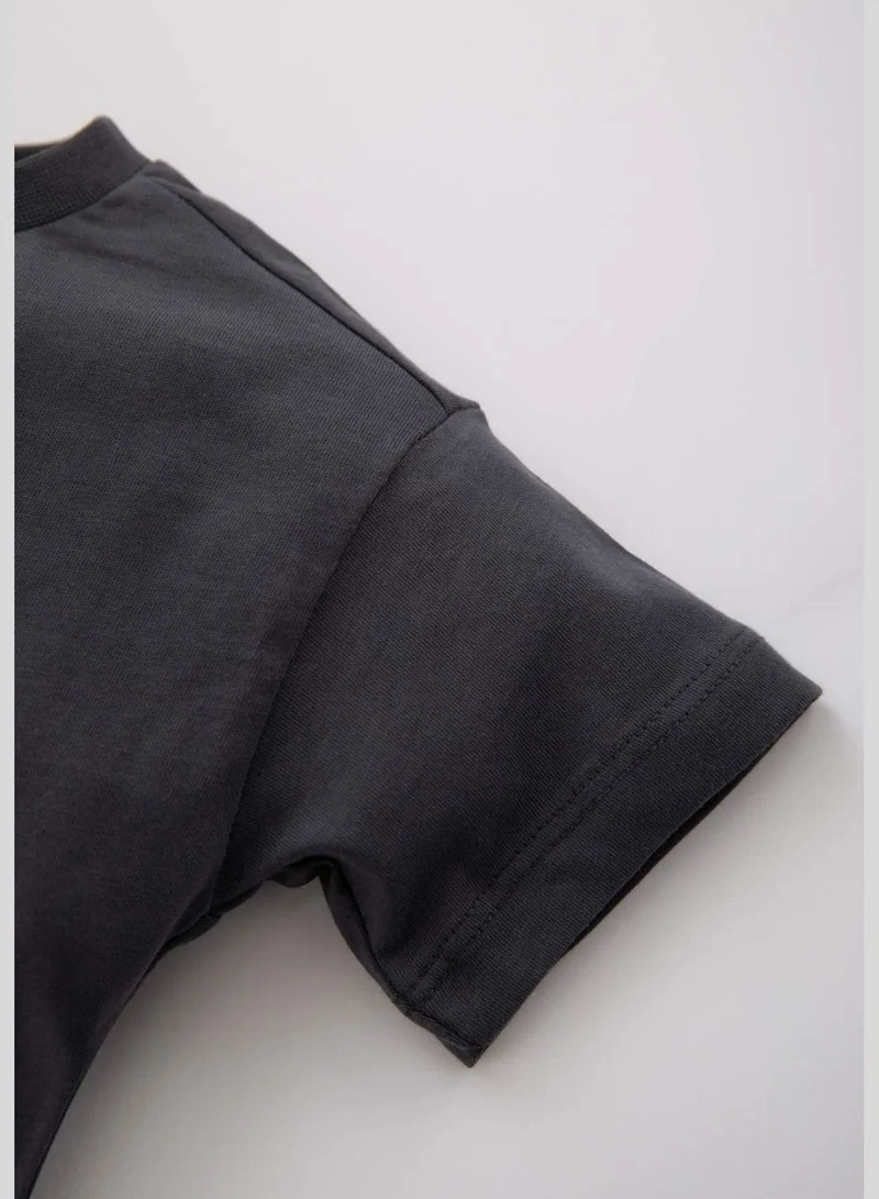 DeFacto BabyBoy Knitted Short Sleeve T-Shirt