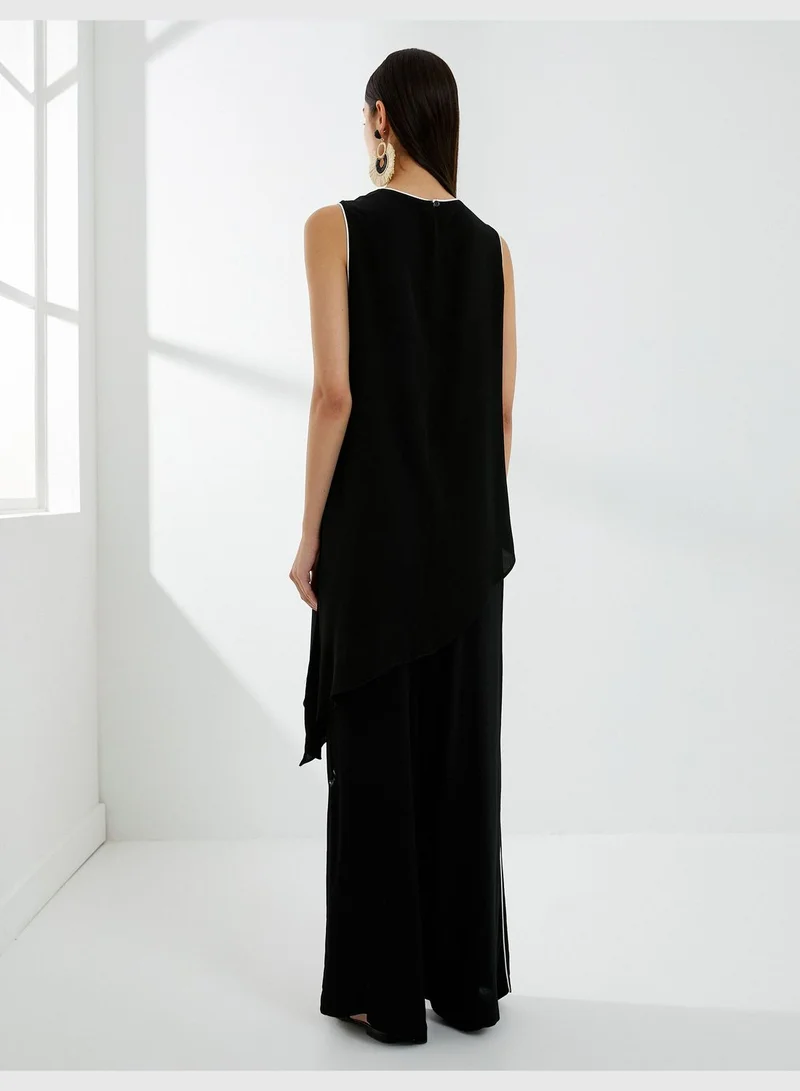 KOTON Sleeveless Asymmetric Blouse
