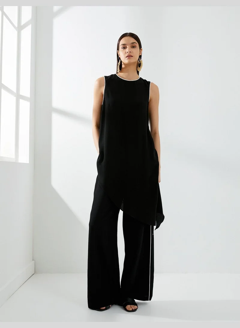 KOTON Sleeveless Asymmetric Blouse