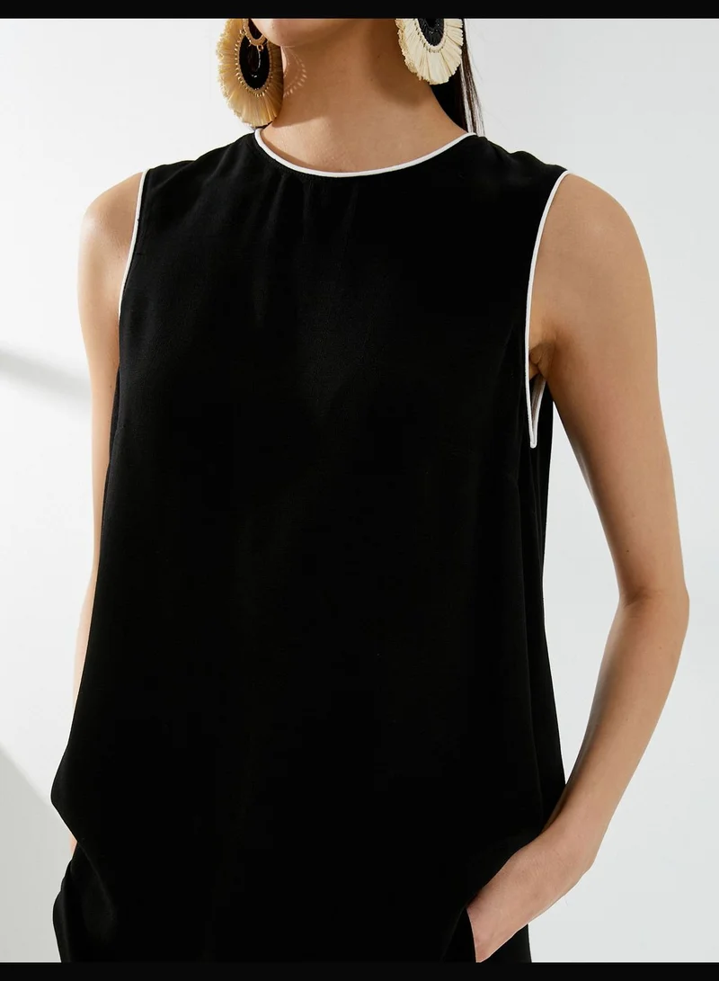KOTON Sleeveless Asymmetric Blouse