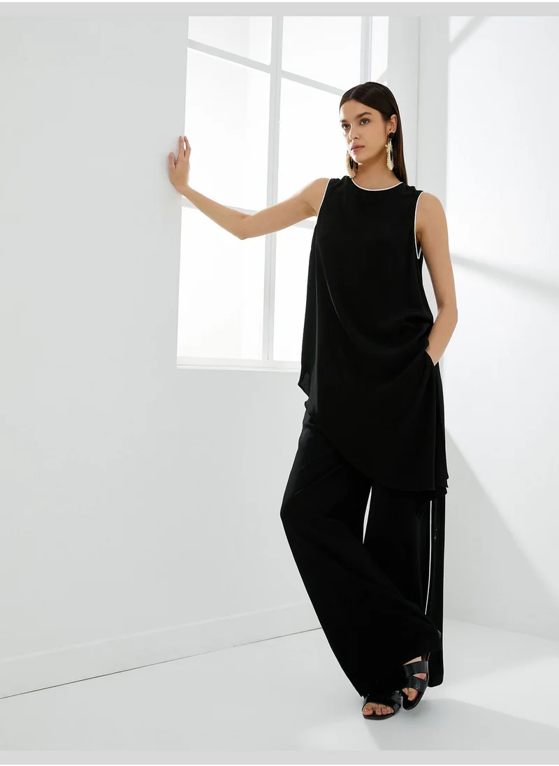 KOTON Sleeveless Asymmetric Blouse