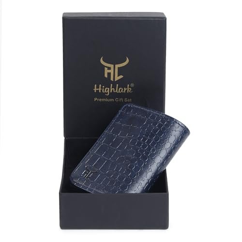 Highlark Leather Pop-Up Card Holder Wallet – RFID Protected Vegan Leather Cardholder for Men & Women | Slim Aluminium Case | Quick Access | Holds 8–9 Cards | Minimal Luxury Wallet - Image 3