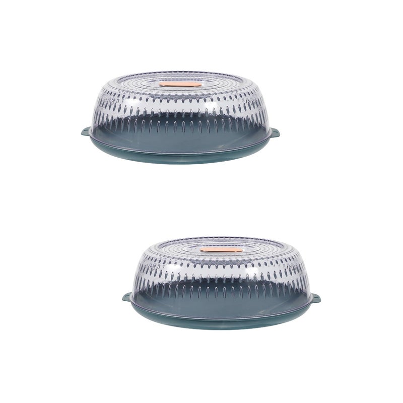2pcs Breathable Dish Cover Food Cover Handheld Food Protector Dining Table Dish Cover Food Cover - Image 1