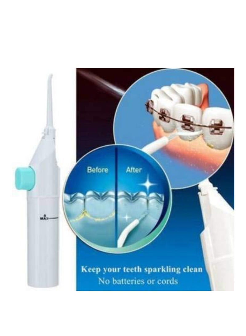 Power Floss Portable Floss Dental Water Jet Air Powered Power Dental Water Jet Cordless Water Flosser - Image 2