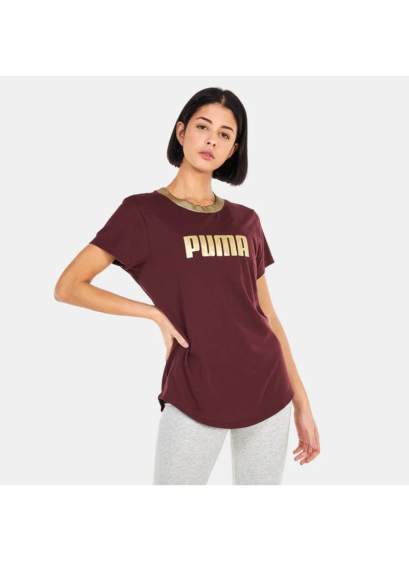 PUMA Women's Deco Glam Training T-Shirt