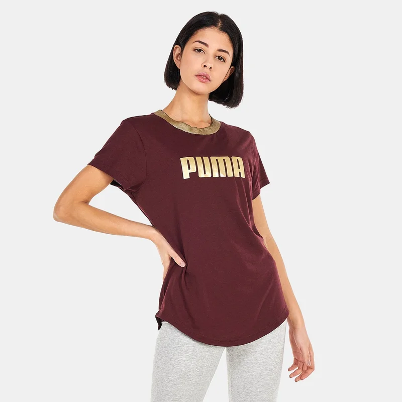 PUMA Women's Deco Glam Training T-Shirt
