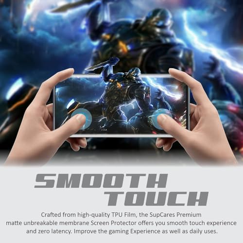 SupCares TPU Anti Glare Matte Unbreakable Membrane Screen Protector for OnePlus 7 Pro and OnePlus 7T Pro (6.67 Inch) With Easy Self Installation Kit | Fingerprint Working | Edge to Edge Coverage - Image 5