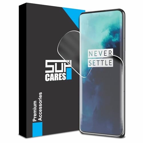 SupCares TPU Anti Glare Matte Unbreakable Membrane Screen Protector for OnePlus 7 Pro and OnePlus 7T Pro (6.67 Inch) With Easy Self Installation Kit | Fingerprint Working | Edge to Edge Coverage - Image 1