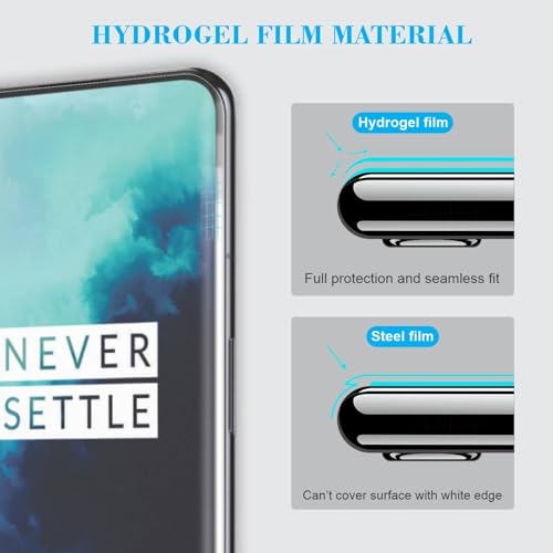 SupCares TPU Anti Glare Matte Unbreakable Membrane Screen Protector for OnePlus 7 Pro and OnePlus 7T Pro (6.67 Inch) With Easy Self Installation Kit | Fingerprint Working | Edge to Edge Coverage - Image 3
