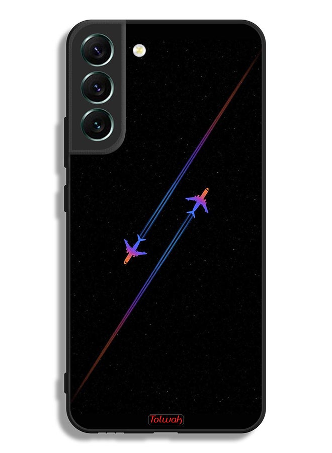 Tolwak Samsung Galaxy S22 5G Protective Case Cover Airplanes Art - Image 3