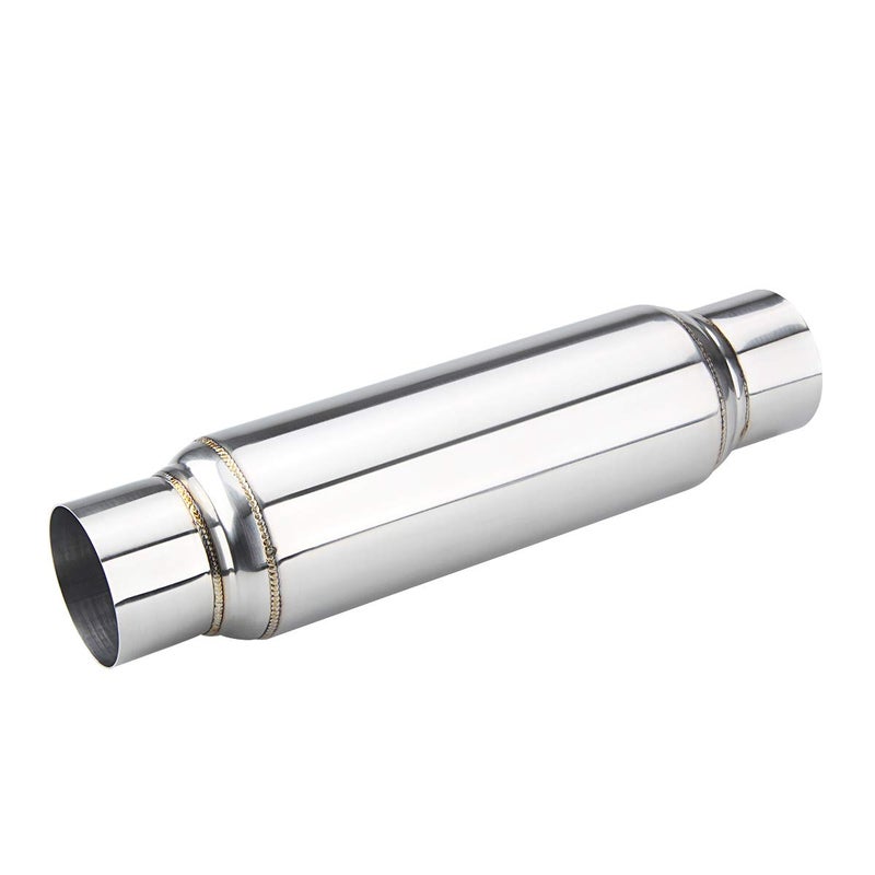 LCGP 3 Universal Resonator Straight Through Performance Muffler 16 Overall Length