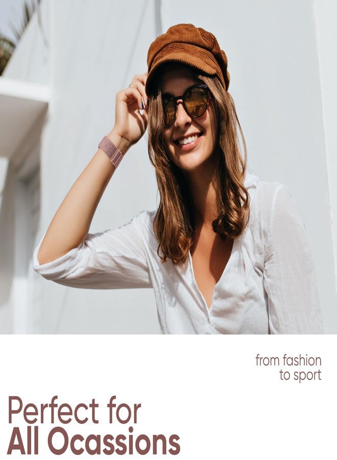 CCnutri 4 Pack Stretchy Nylon Solo Loop Bands Compatible with Apple Watch Band 38mm 40mm 41mm 42mm 44mm 45mm 46mm 49mm, Sport Elastic Wristband Women Men Strap for iWatch Series 11 10 9 8 7 6 5 4 3 SE Ultra - Image 5