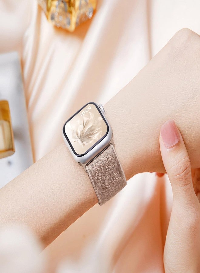 CCnutri 4 Pack Stretchy Nylon Solo Loop Bands Compatible with Apple Watch Band 38mm 40mm 41mm 42mm 44mm 45mm 46mm 49mm, Sport Elastic Wristband Women Men Strap for iWatch Series 11 10 9 8 7 6 5 4 3 SE Ultra - Image 2