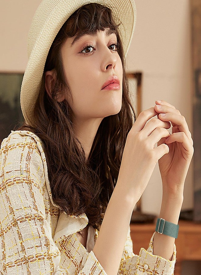 CCnutri 4 Pack Stretchy Nylon Solo Loop Bands Compatible with Apple Watch Band 38mm 40mm 41mm 42mm 44mm 45mm 46mm 49mm, Sport Elastic Wristband Women Men Strap for iWatch Series 11 10 9 8 7 6 5 4 3 SE Ultra - Image 4