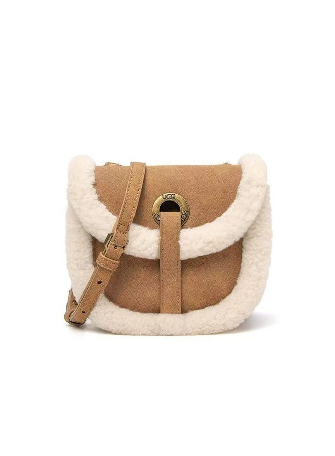 UGG Shearling Saddle Bag - Image 1