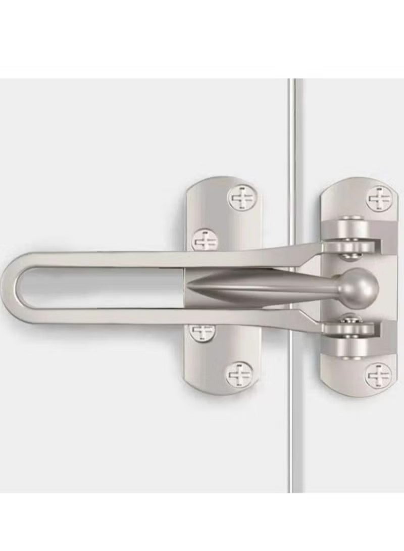 Door Chain Lock, Swing bar Door Lock Bolt, Inner Door Chain Lock, Hotel Door Latch Lock, Latch Guard, Kid Door Lock, Metal Bolt Lock - Image 2