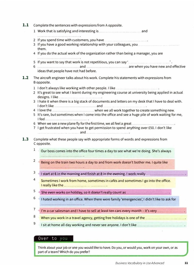 null - Business Vocabulary in use Advanced - Image 1