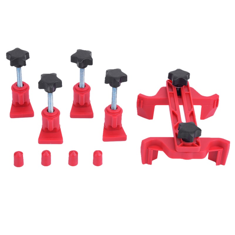 Camshaft Sprocket Locking Tool Universal Dual Cam Clamp - Reduces Repair Time Prevents Engine Damage Engine Timing Tool Kit for Petrol Diesel Dual Camshaft Engine Repair Small Engine Bays - Image 5