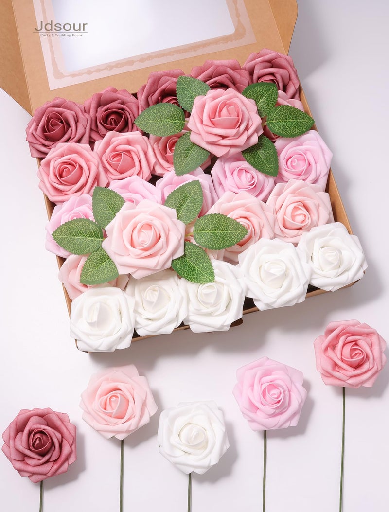 Jdsour 25pcs Artificial Flower - Image 5