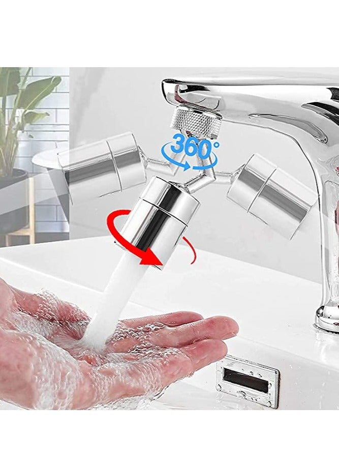 Kitchen Tap Head Faucet Splash Proof Faucet Extender Water Filters Nozzle 720° Rotatable Water Universal Splash Filter Faucet Anti-Splash Four-Layer Mesh Filter - Image 3