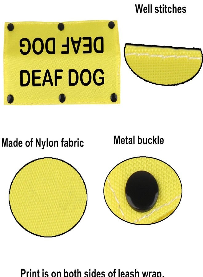 BLUPARK YE Hearing Impairment Sleeve for Deaf Dog - Dog Leash Wrap with Alert ID Patch & Tag - Pet Birthday Gift - Image 5
