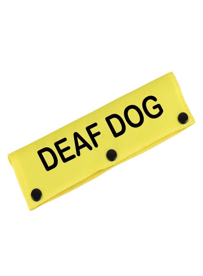 BLUPARK YE Hearing Impairment Sleeve for Deaf Dog - Dog Leash Wrap with Alert ID Patch & Tag - Pet Birthday Gift - Image 1