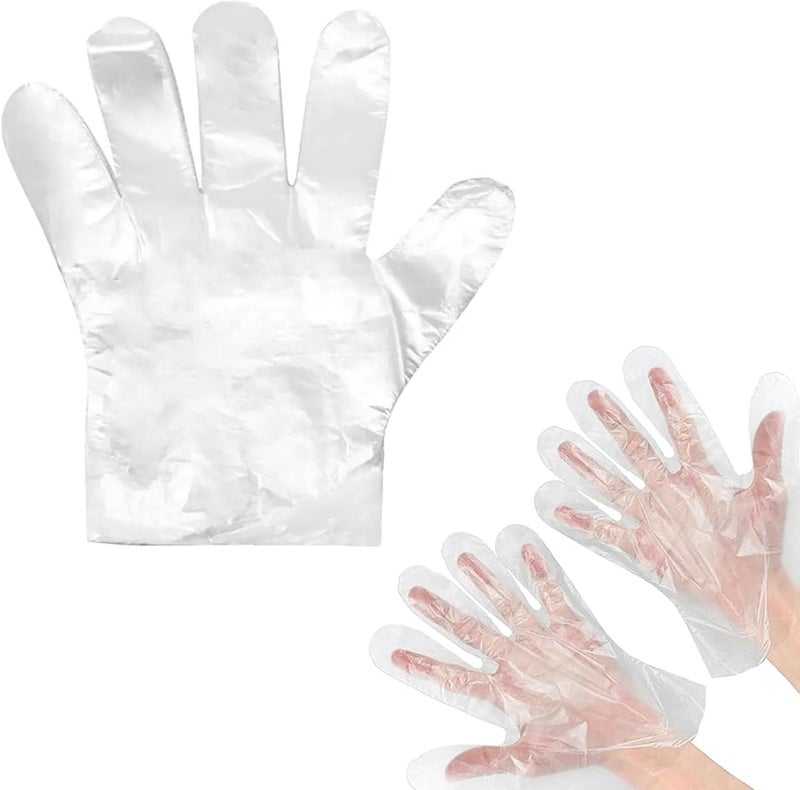 ToolHouse 200PCS Disposable Gloves, Disposable Food Gloves for Everyday Use, Suitable for Cleaning, Cooking, Food Handling, Salon and Crafts - Image 1