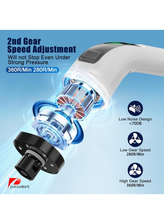 فرشاة تنظيف كهربائية متعددة الوظائف 7 في 1 – تنظيف سهل وفعال لجميع الأسطح - Image 4