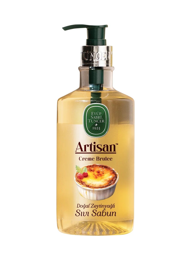 eyup sabri tuncer Artisan Natural Olive Oil Liquid Soap Creme Brulee 600 ml