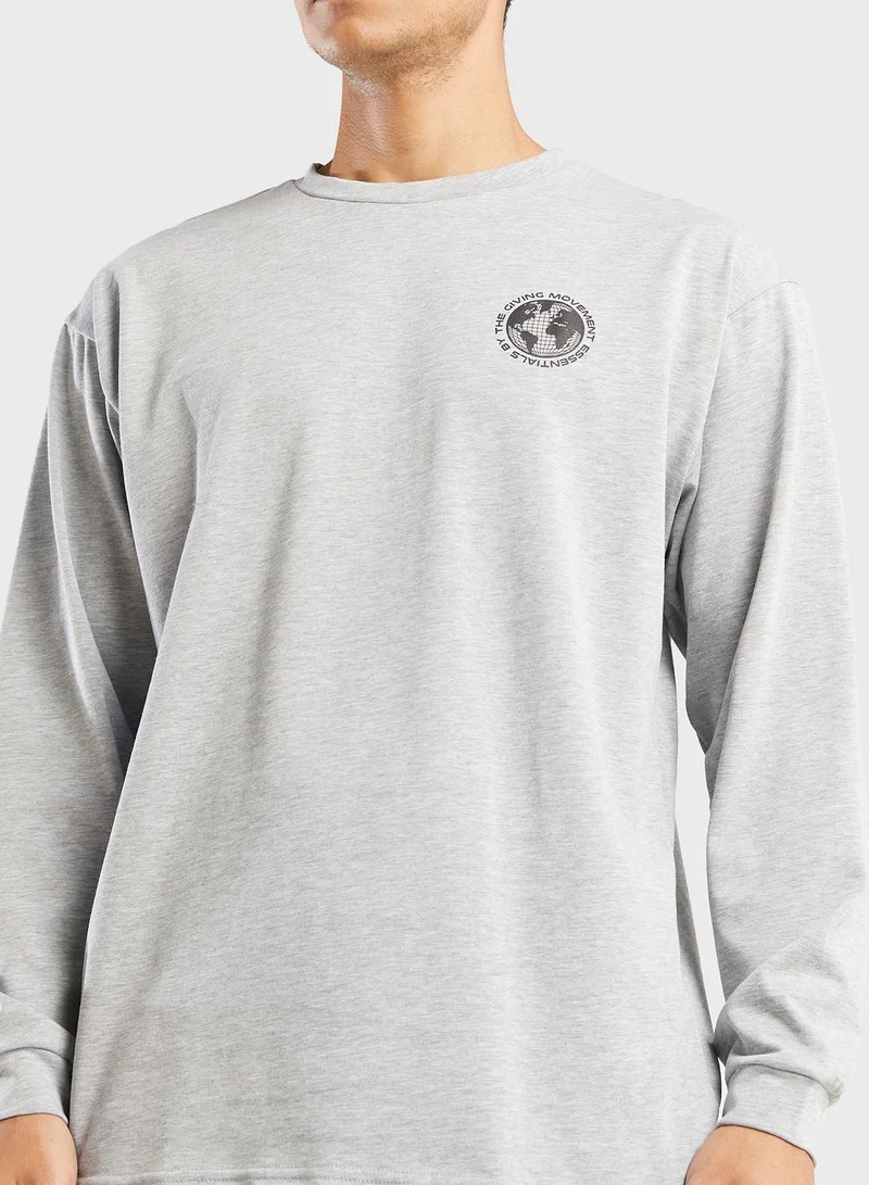 The Giving Movement Regular Fit Printed T-Shirt