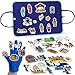 Aizweb Felt Board Bible Stories Set Flannel Board Stories for Preschool Learning ActivitiesBible Toys for Kids Noahs Ark David and Goliath Jonah and The Whale Jesus Nativity SetChristian Toys - Image 2