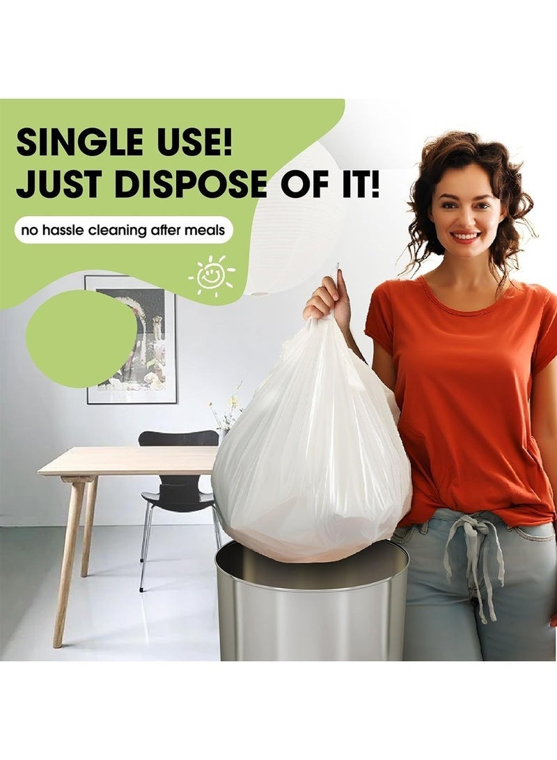 4 Pack Disposable Tablecloths Plastic Rectangle Table Cloth Waterproof Decorative Table Cover for BBQ Party Wedding Indoor or Outdoor Use - Image 4