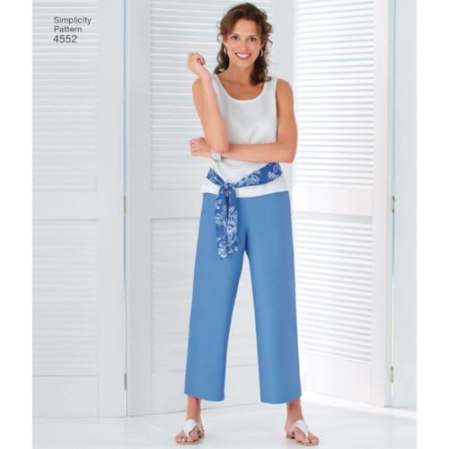 Simplicity نمط خياطة سهل 4552 تنورة، بنطلون، فستان، وشال بحجم كبير للنساء من كارين ز، الأحجام AA (10-18)  - Image 3