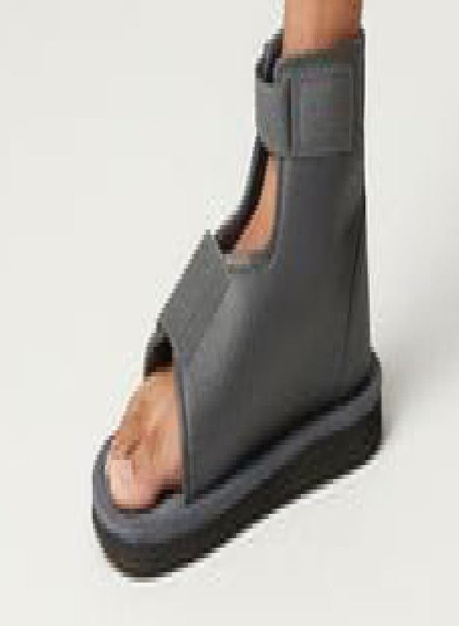 Parisill Cast Shoe for Foot & Ankle | Fracture Support Shoe | Adjustable Strap | Non-Slip Sole Adjustable Velcro Straps | Left/Right Foot | Men & Women (XL) - Image 1