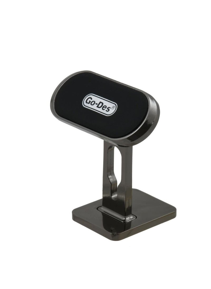 GO-DES GD-HD717 Super Magnetic Mount Holder For All Mobile Devices Black - Image 1