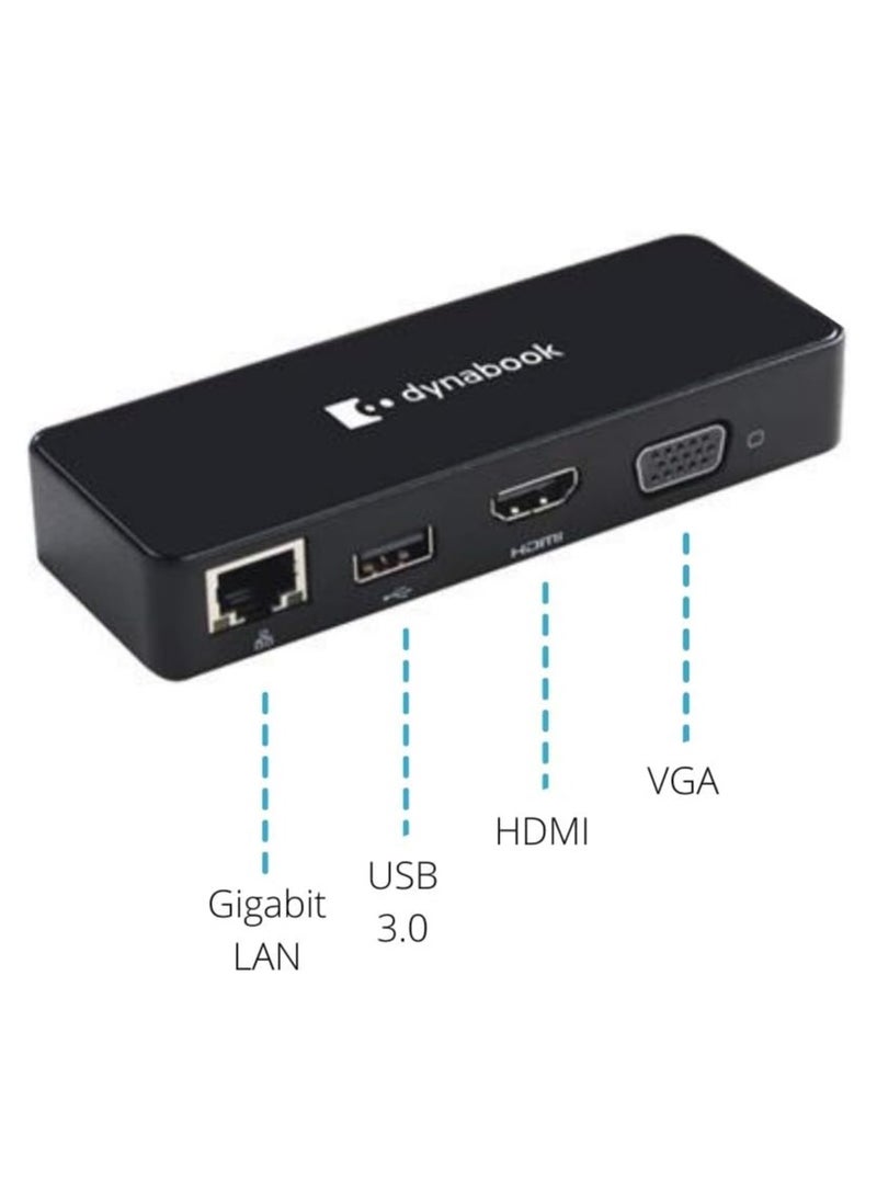 dynabook - محول سفر Dynabook العالمي USB-C مع دعم الشحن باور ديليفري - Image 1