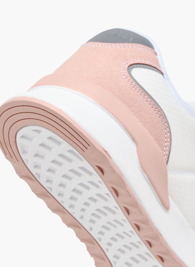 Flora Bella By Shoexpress Women's Colourblock Sneakers with Lace-Up Closure  - Image 5