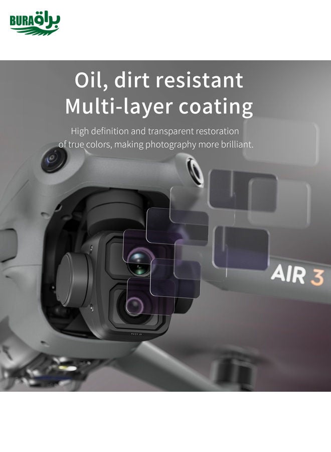 BURAQ For DJI Air 3 STARTRC Drone Lens Filter, Lens:NIGHT  - Image 1