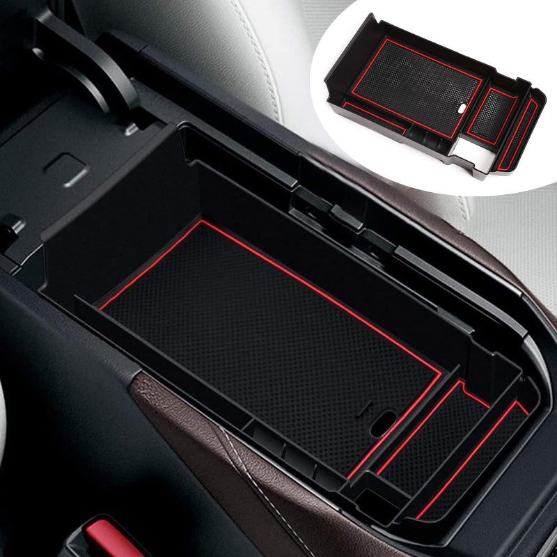 LLKUANG Center Console Organizer Tray Compatible with 2019 2020 2021 2022 2023 2024 Mazda CX30 CX30 Car AccessoriesCar Armrest Secondary Storage Box