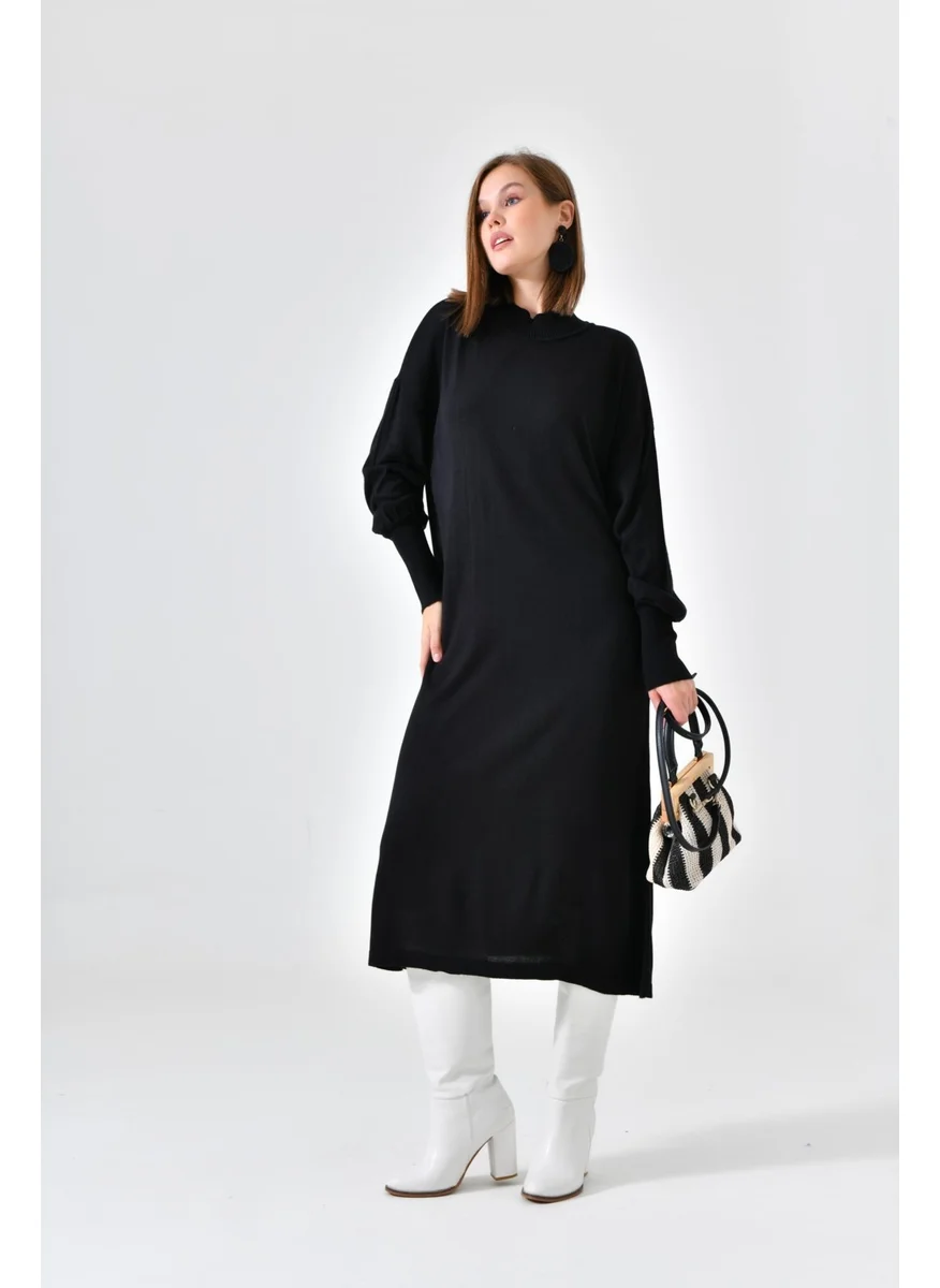 Garmi Women's Plain Basic Tunic Black